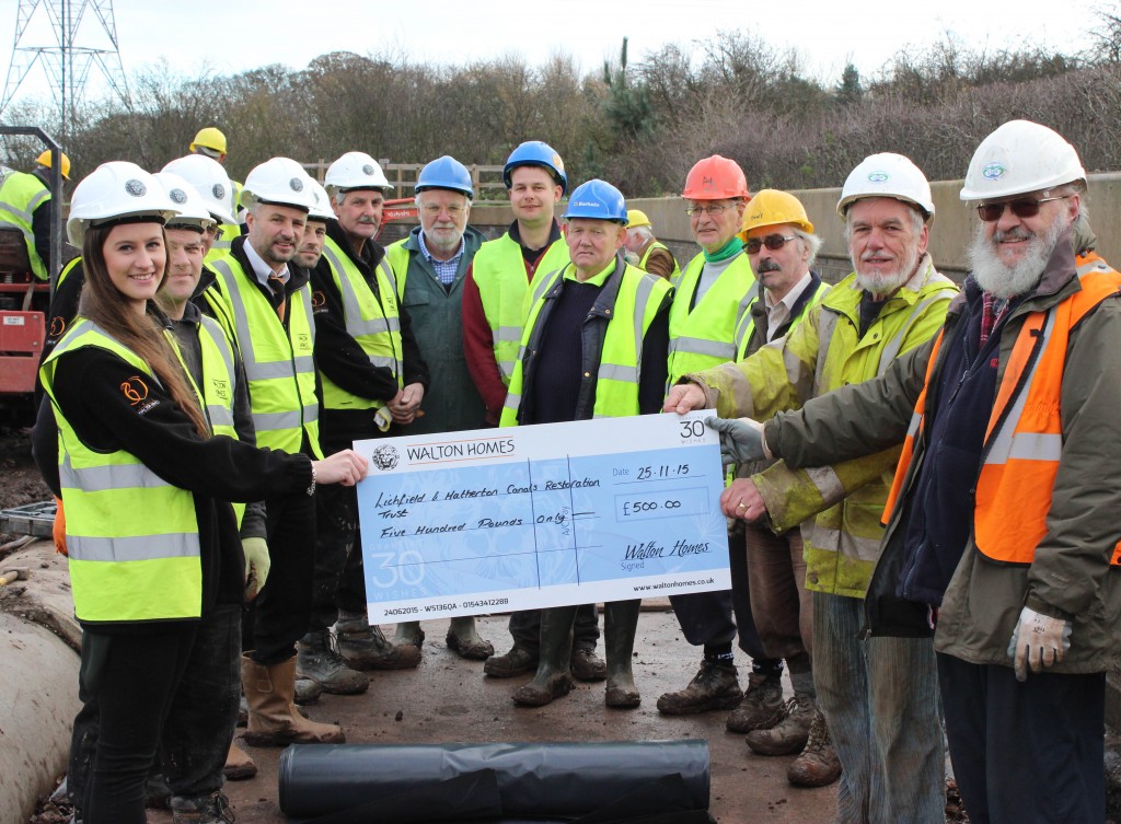 Supporting the Canal Restoration work as part of 30 wishes pledge image