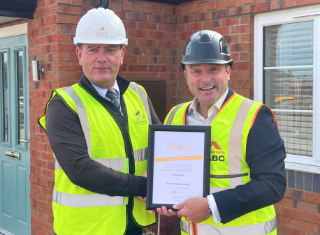 Walton Homes receives third recognition award for site management and workmanship! image