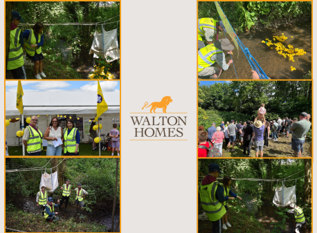 Walton Homes Lends Support To Local Scout Group, Sponsoring Charity Duck Race image